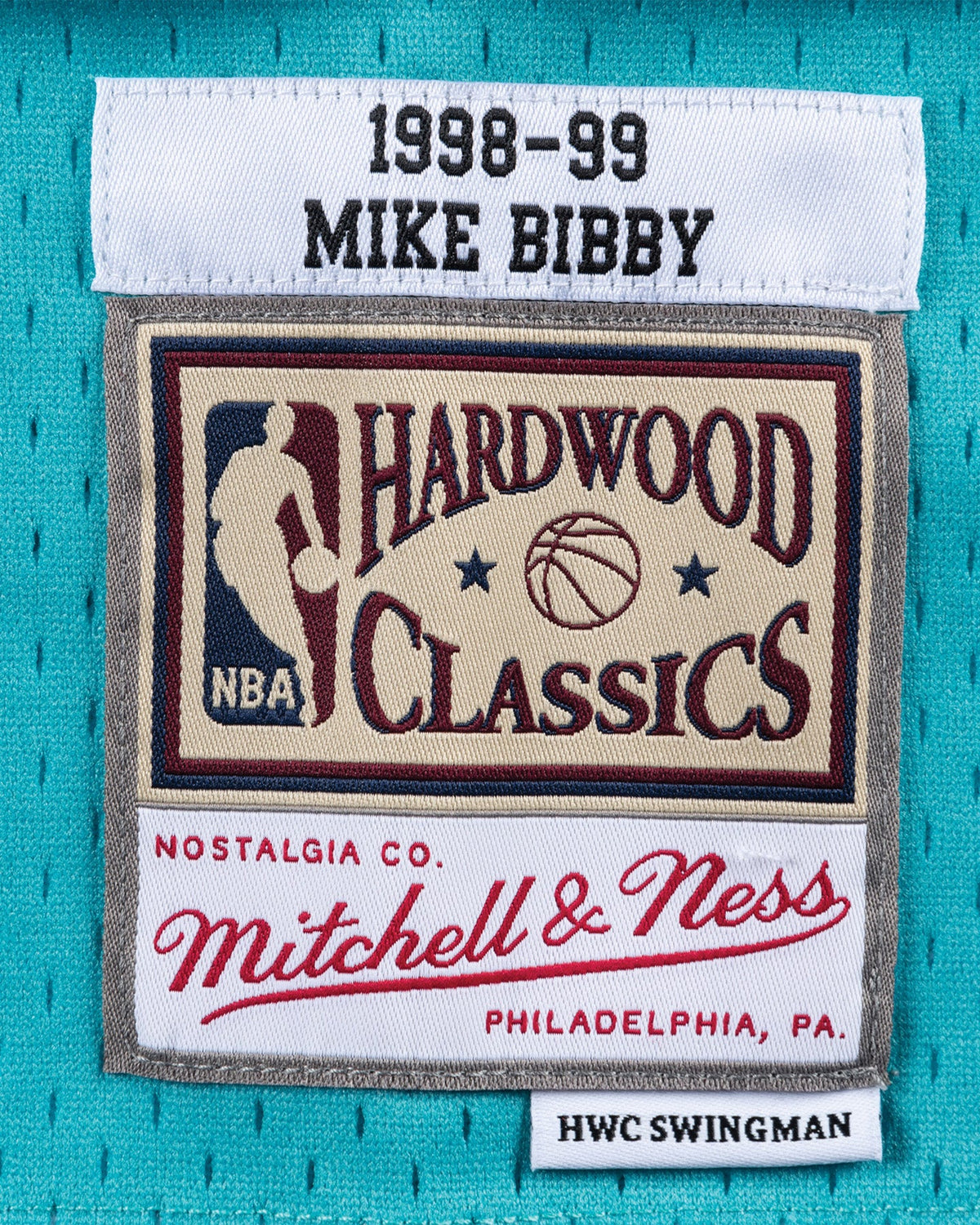 Mitchell & Ness Vancouver Grizzlies Mike Bibby '98-'99 #10 Swingman Jersey Teal