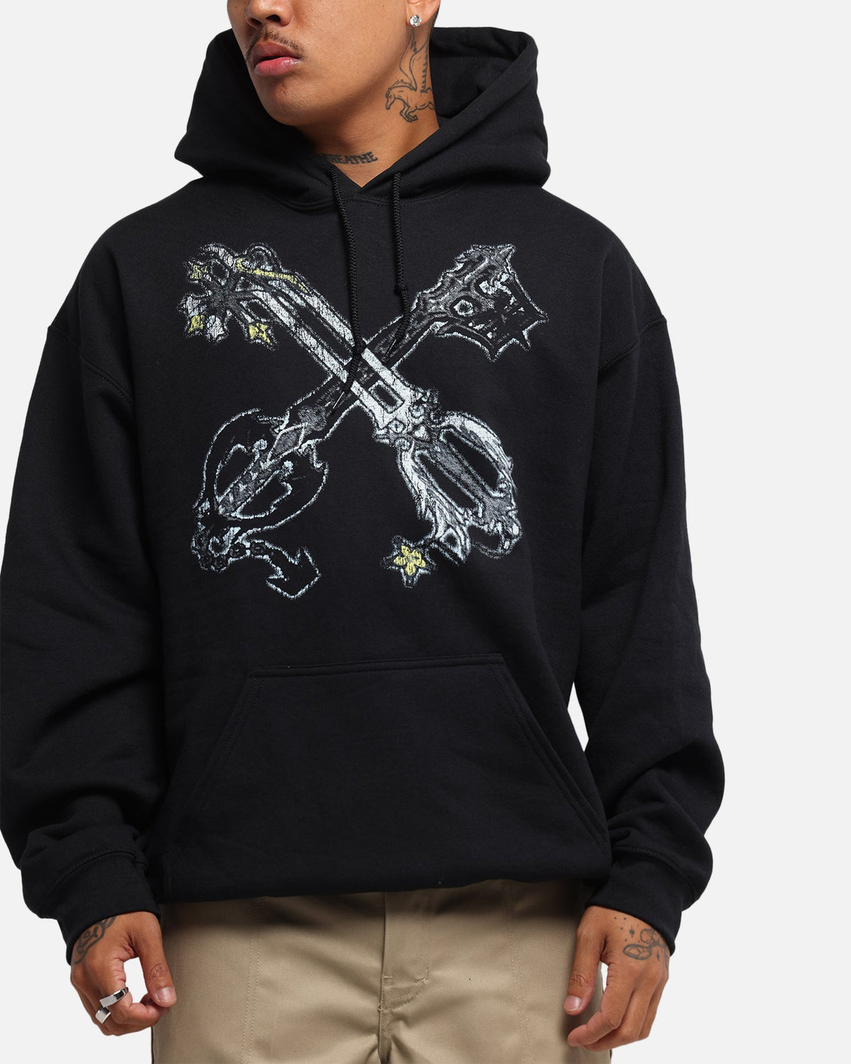 Goat Crew Disney Kingdom Hearts Roxas Hoodie Black