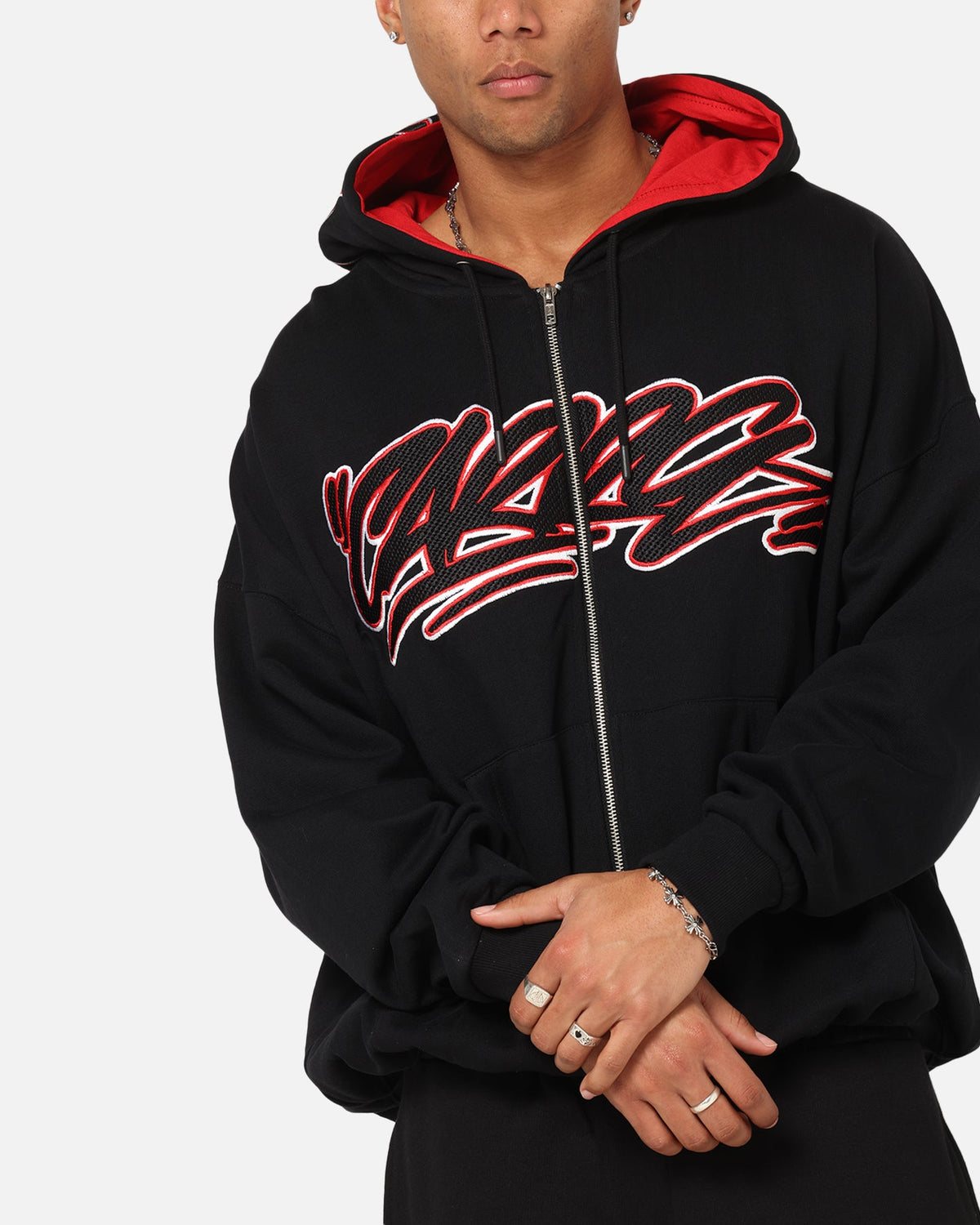 Carre Terrace Zip Hoodie Black