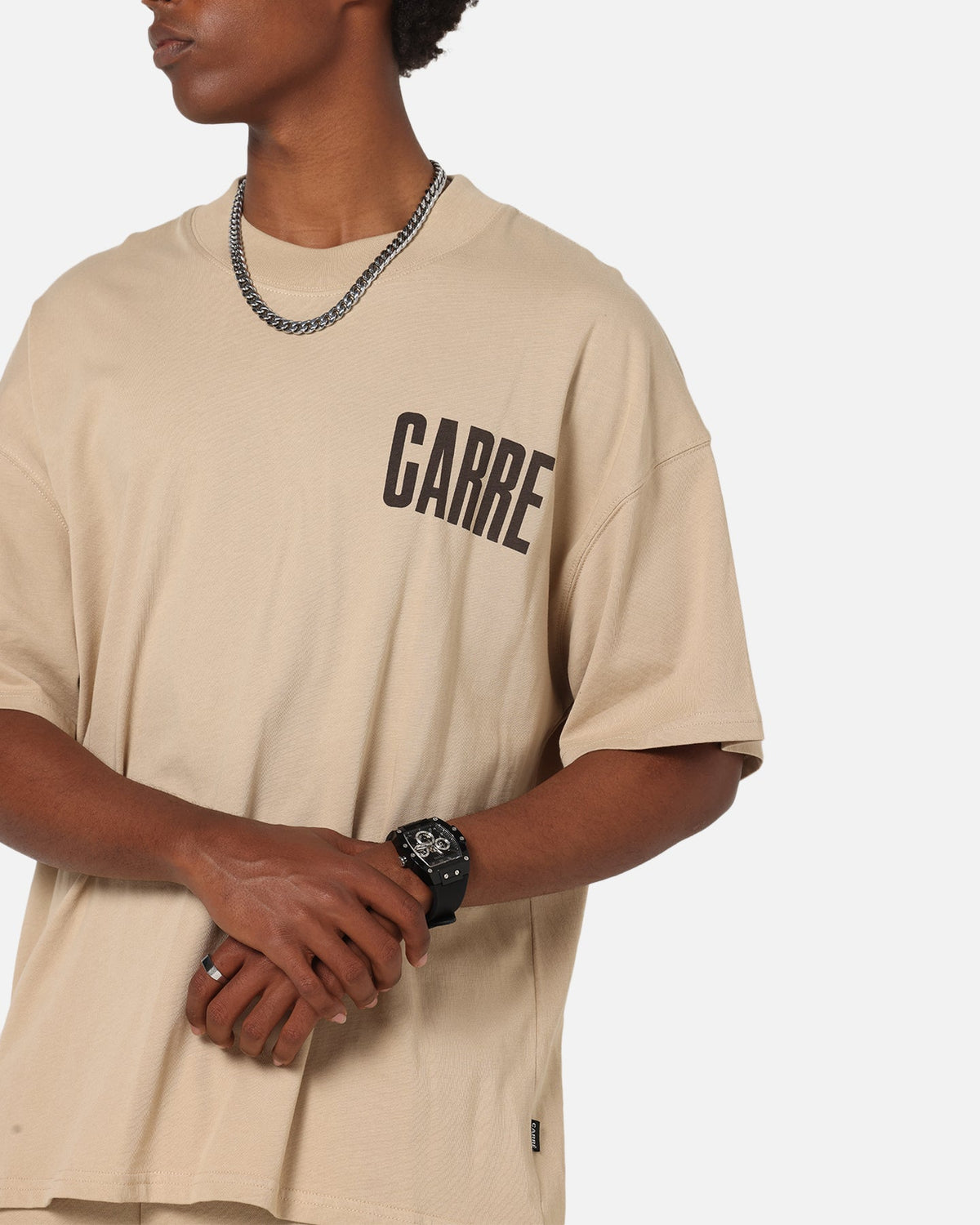 Carre Premium Essentials T-Shirt Light Brown