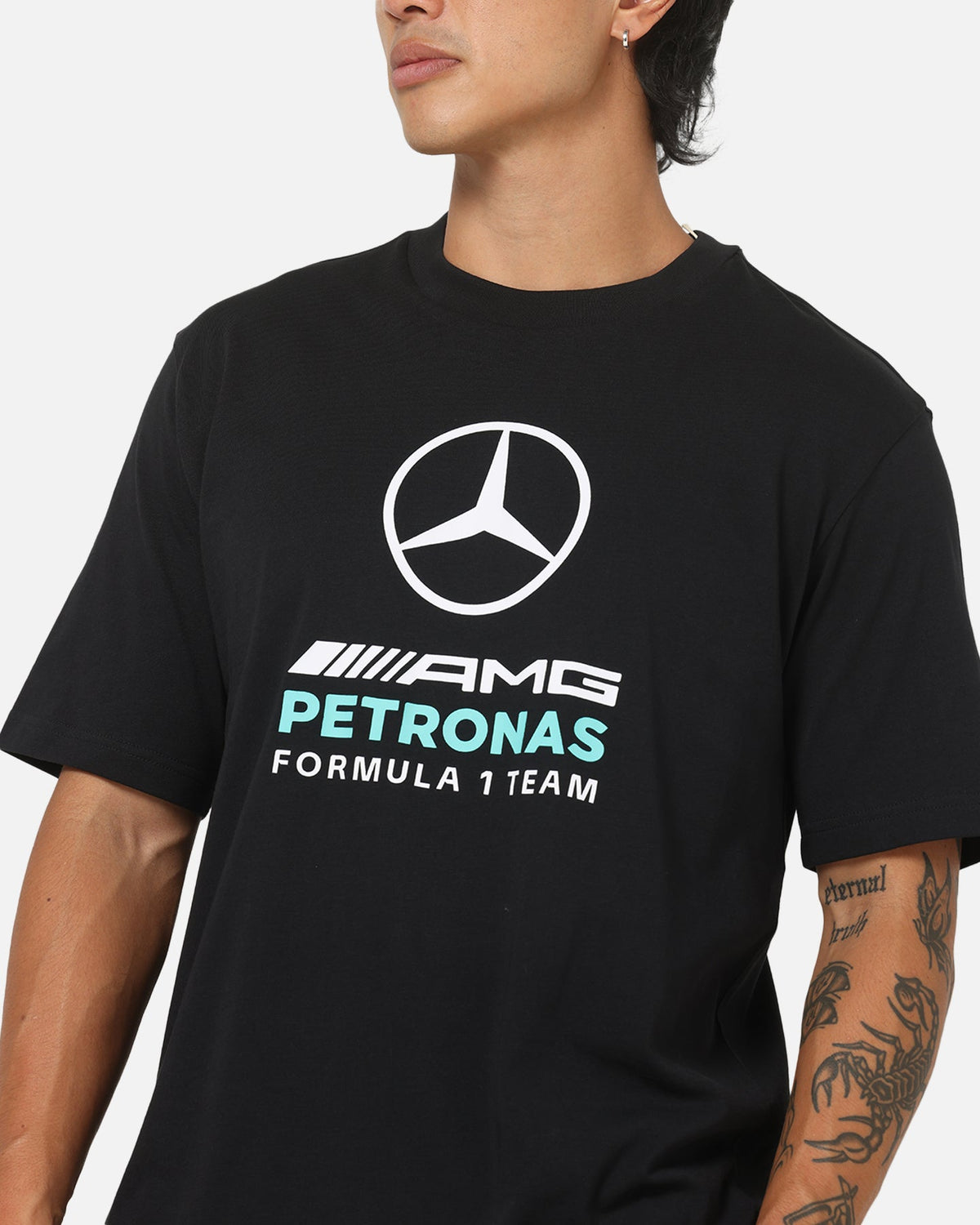 Adidas Mercedes-AMG Petronas Formula 1 Team DNA Graphic T-Shirt Black