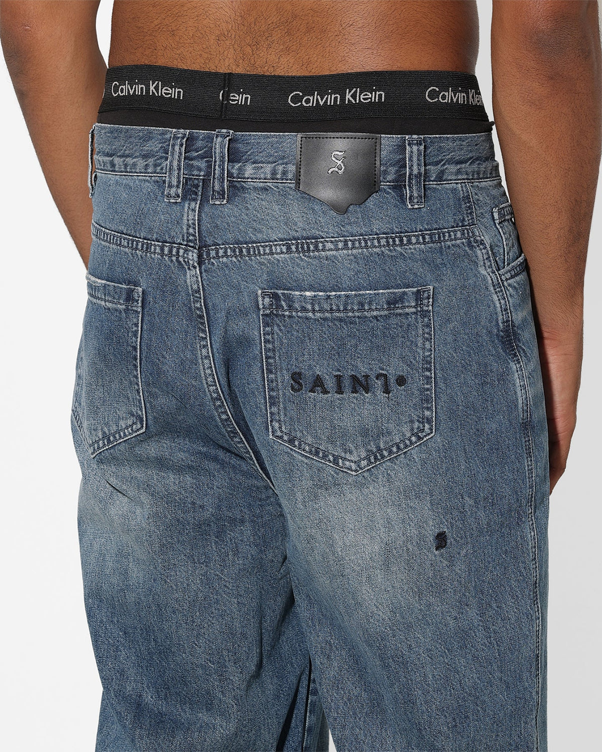 Saint Morta Ultra Sonic Baggy Jeans Vintage Blue