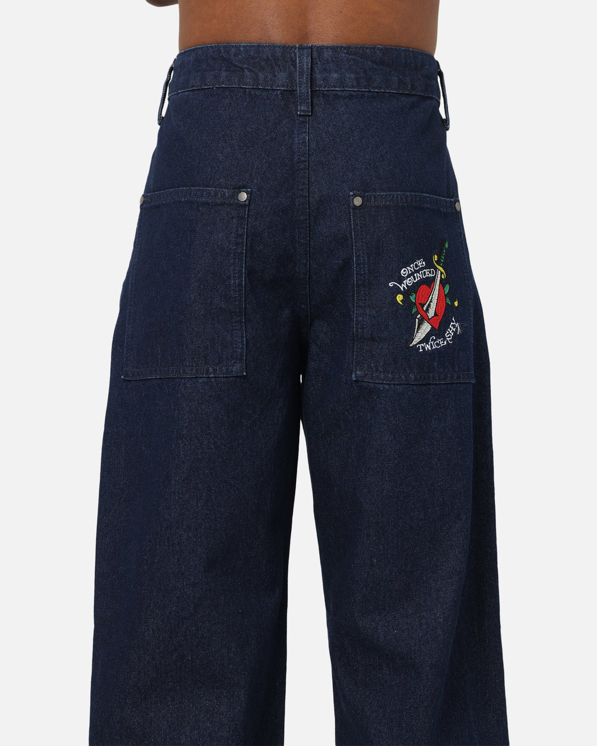 Ed Hardy Once Wounded Jeans Dark Indigo