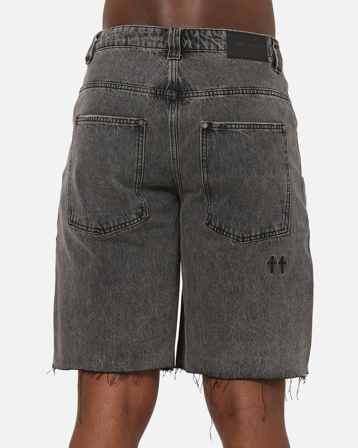 Saint Morta Sanctified Jorts Aged Grey