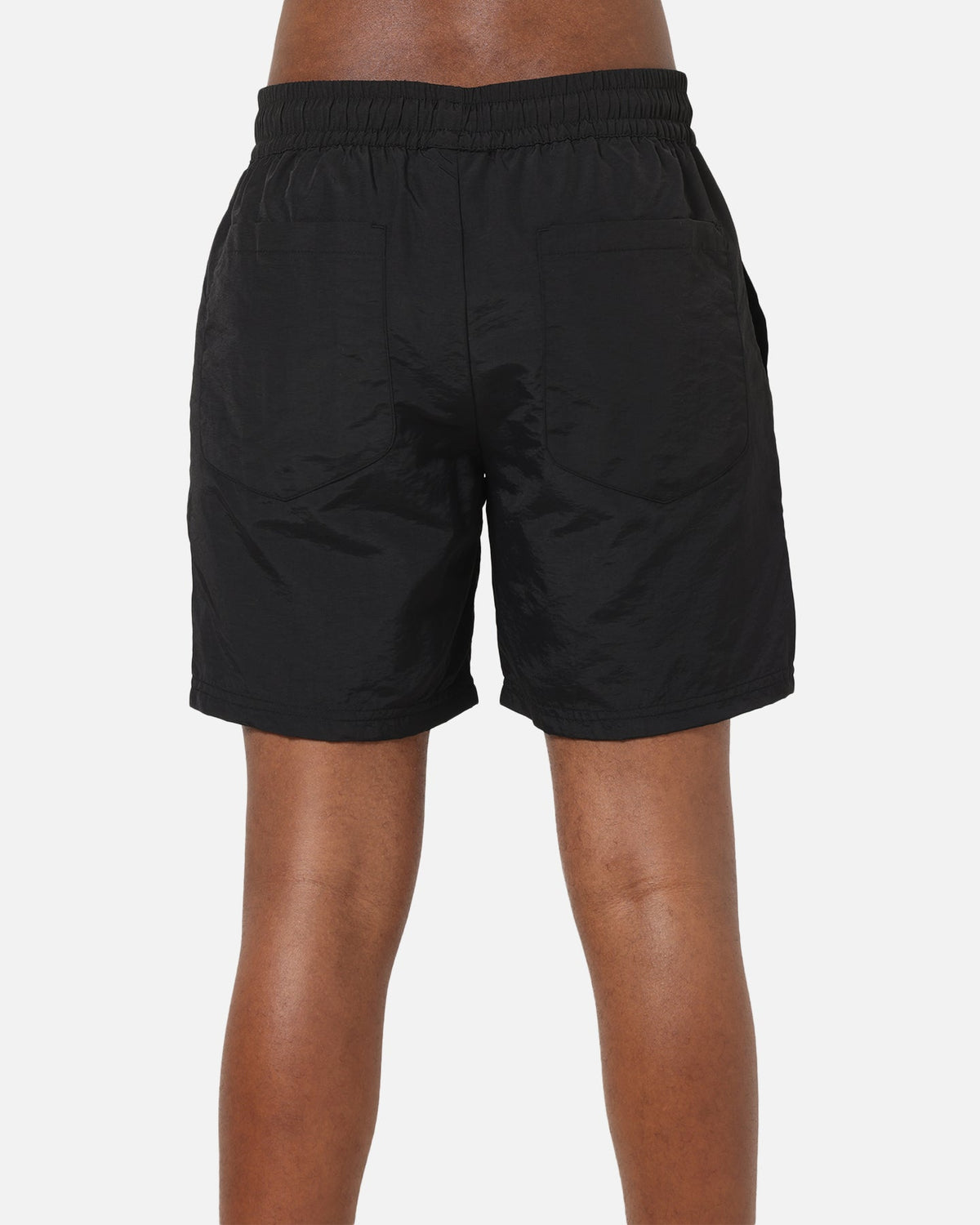 Carre Piped Nylon Shorts Black
