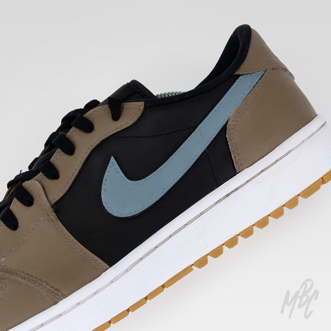 Fairway Fog - Jordan 1 Low Golf Custom