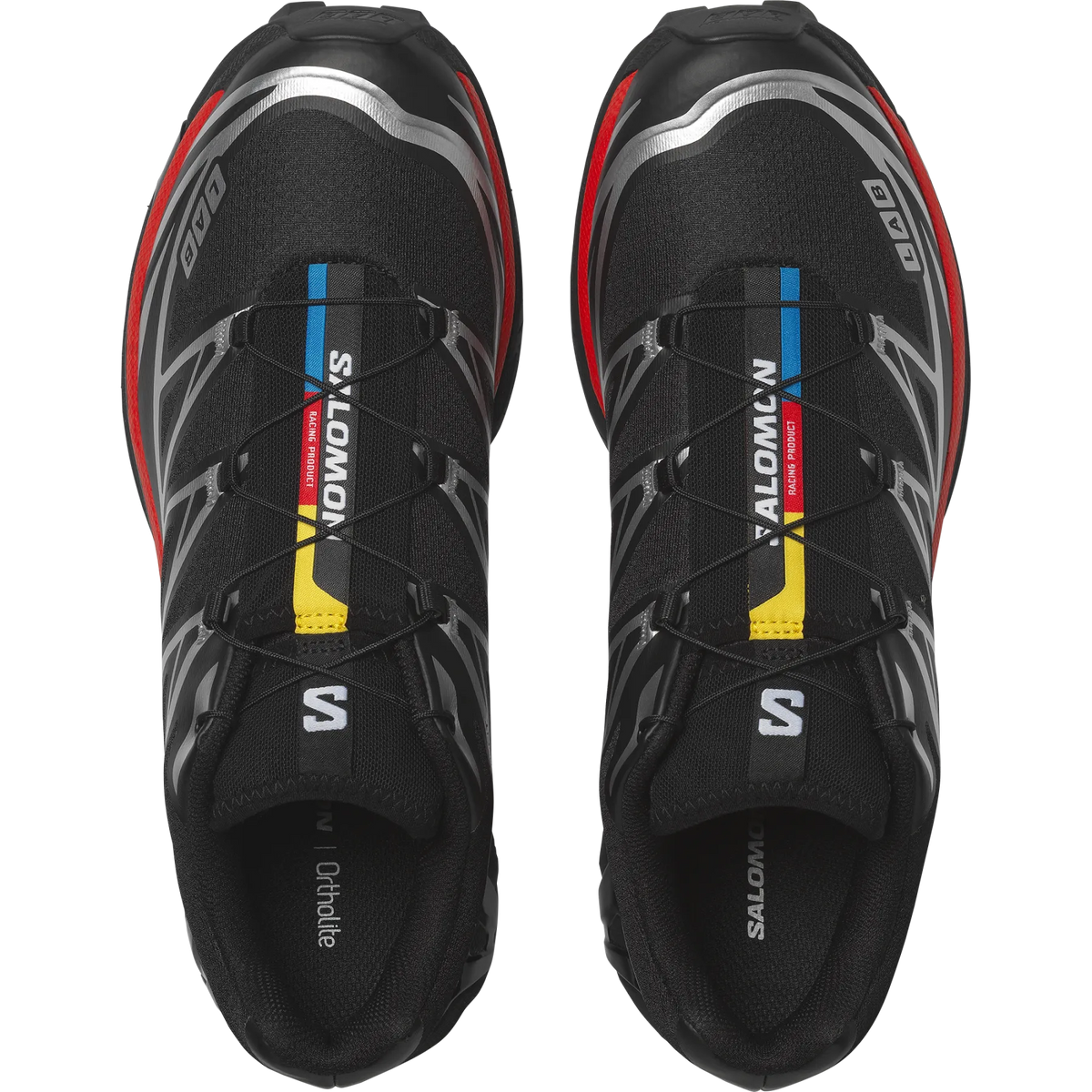 Salomon Xt-6 Black Fiery Red Silver
