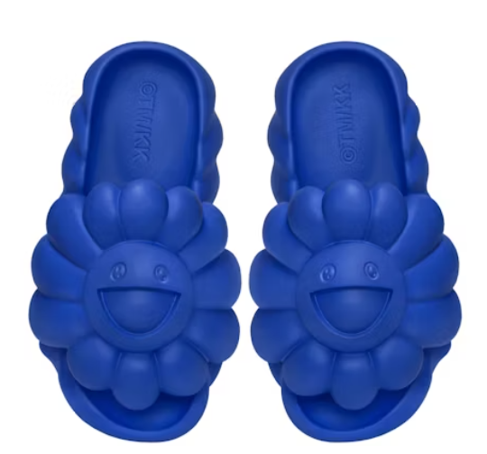 Takashi Murakami Ohana Full-Bloom Slide Lapis Blue