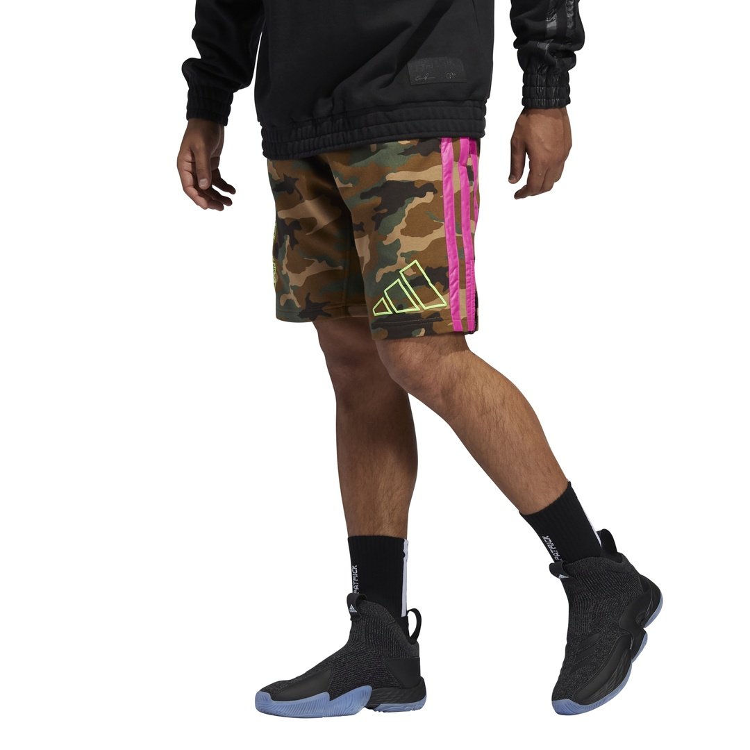 Adidas Basketball Men Daniel Patrick x James Harden Shorts Camo FR5764