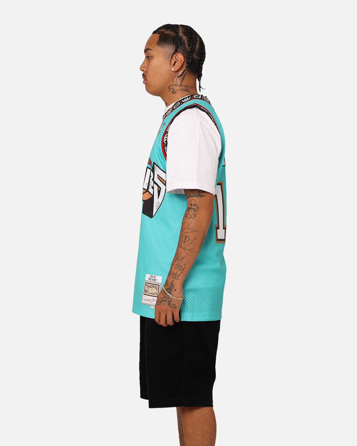 Mitchell & Ness Vancouver Grizzlies Mike Bibby '98-'99 #10 Swingman Jersey Teal