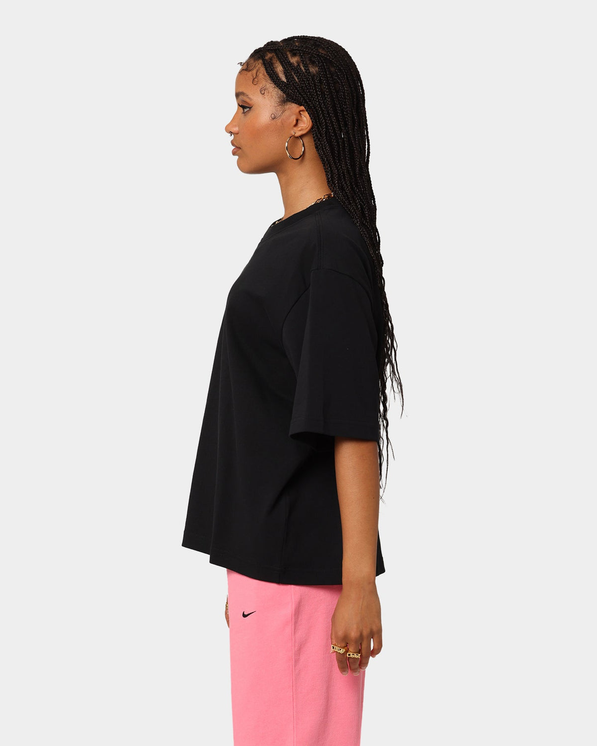 Nike Women's NSW Essential Boxy T-Shirt Black/White
