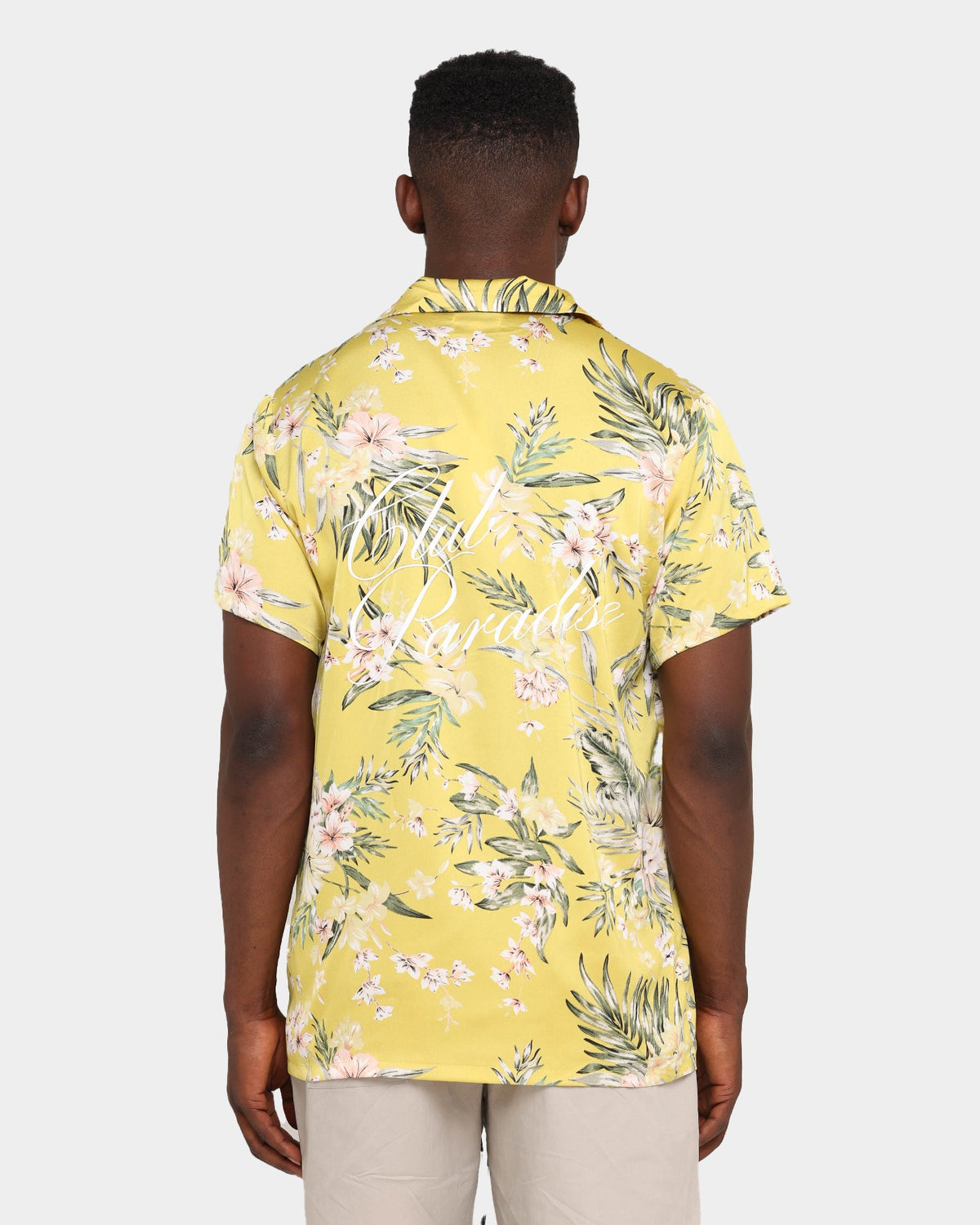Club Paradise Lounge Shirt Yellow