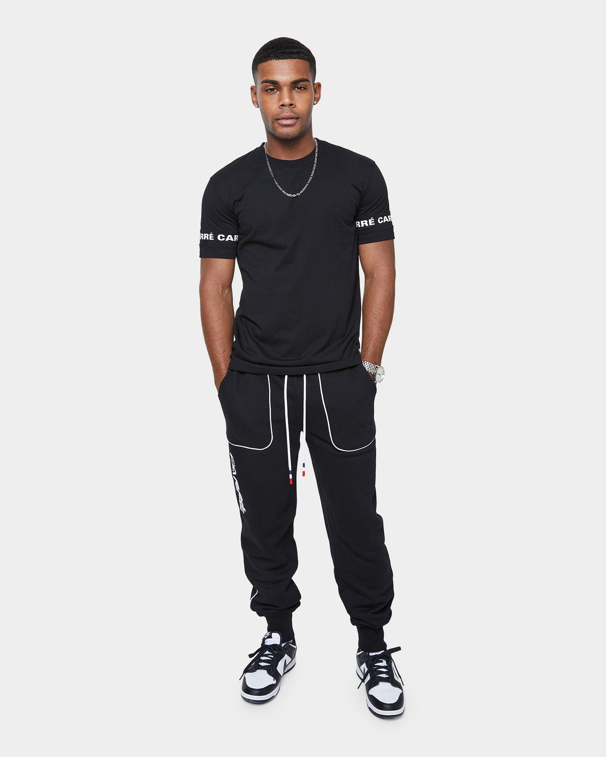 Carré La Manche Short Sleeve T-Shirt Black