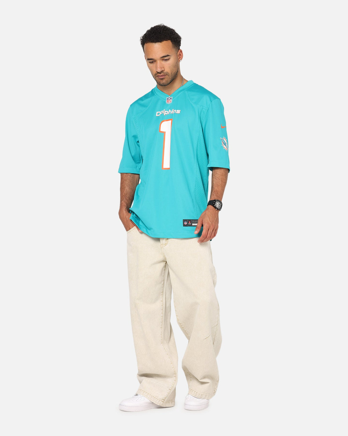Nike Miami Dolphins Tua Tagovailoa #1 Home Game NFL Jersey  Turbo Green