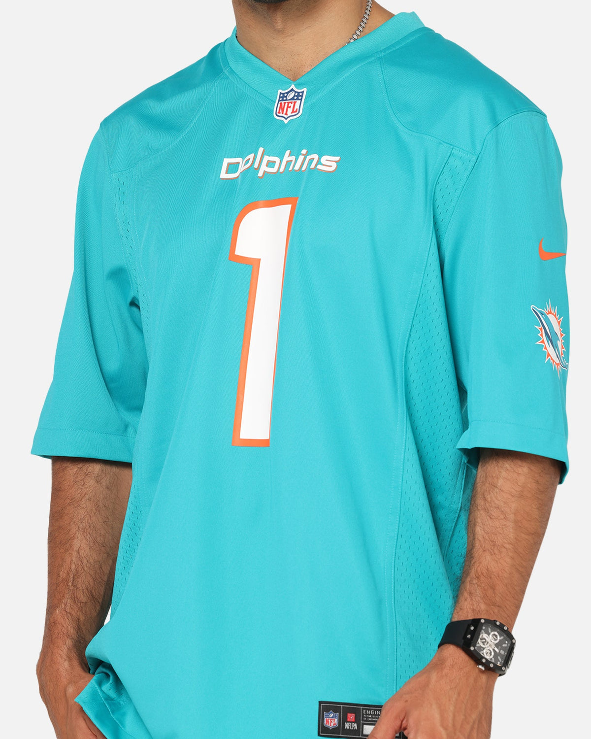 Nike Miami Dolphins Tua Tagovailoa #1 Home Game NFL Jersey  Turbo Green