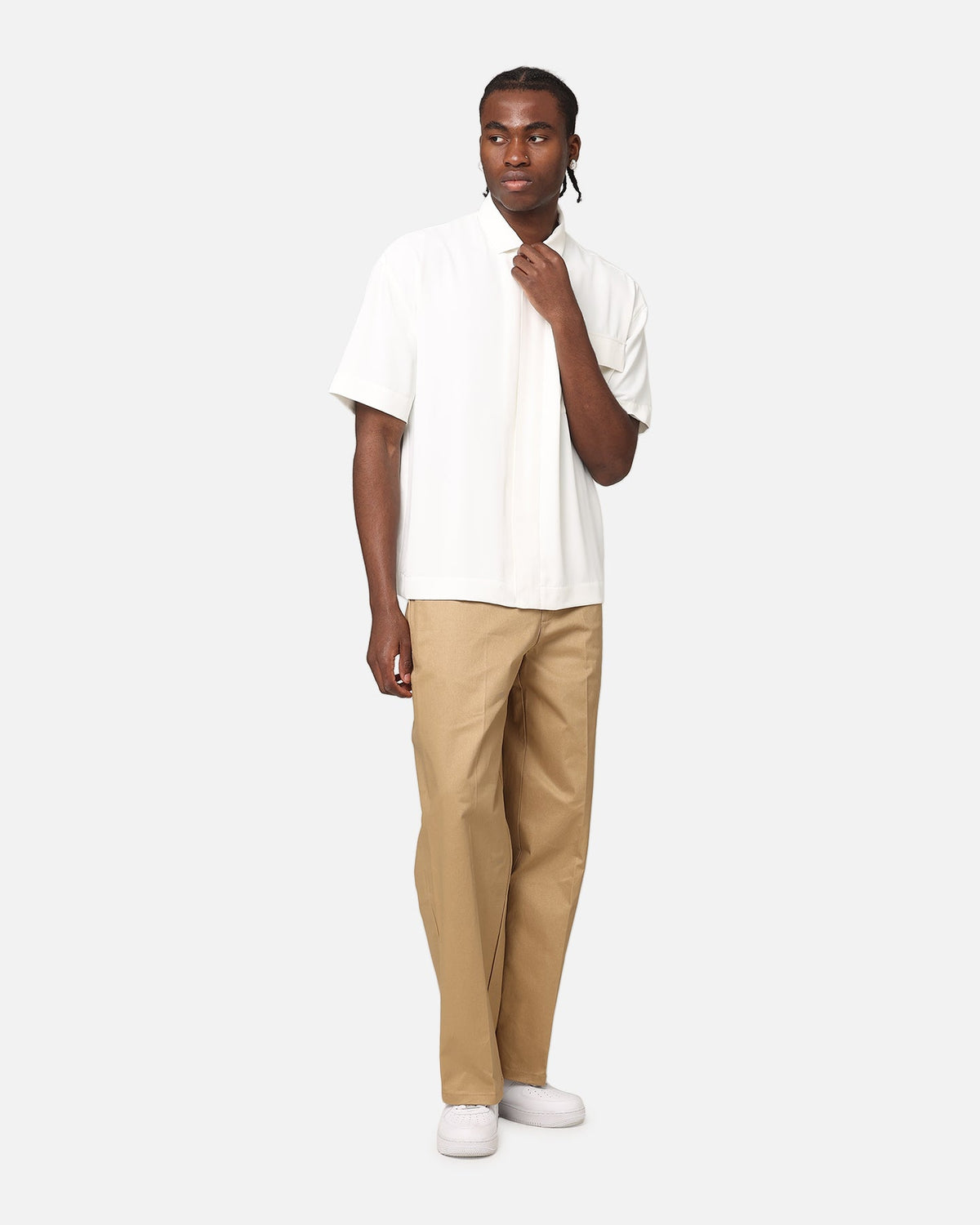 Carré Exceptional Pocket Oversized Shirt Off White