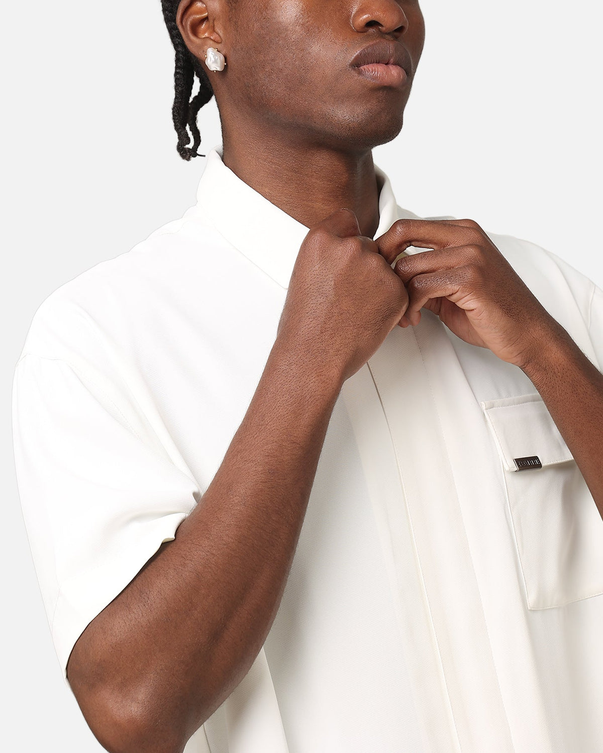 Carré Exceptional Pocket Oversized Shirt Off White