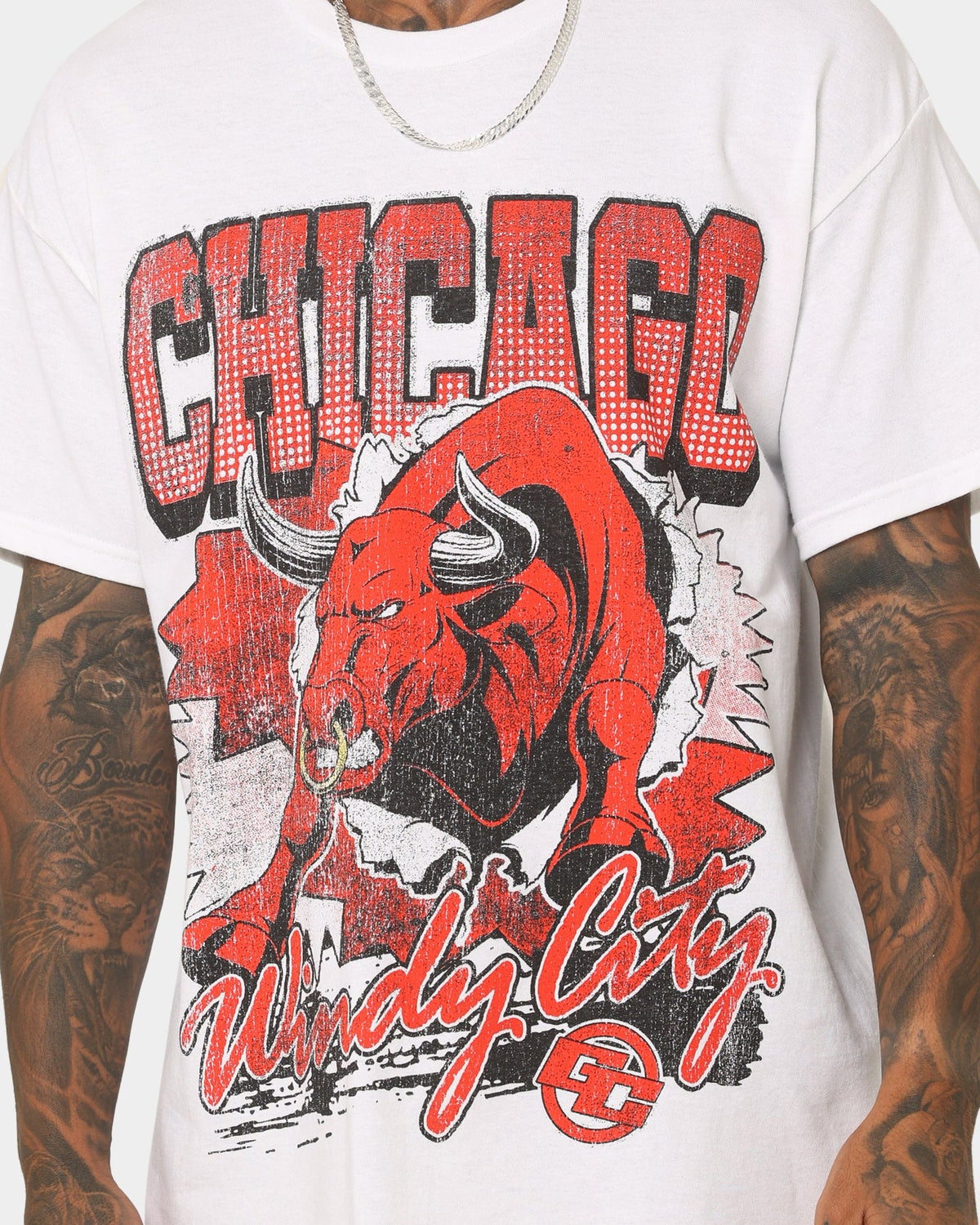 Goat Crew Raging Bull T-Shirt White