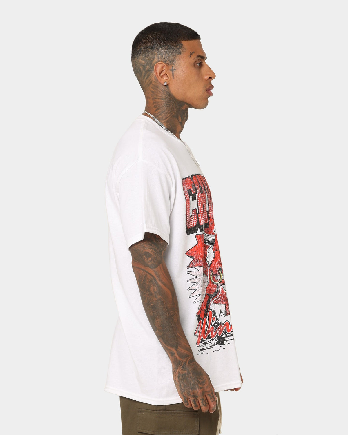 Goat Crew Raging Bull T-Shirt White