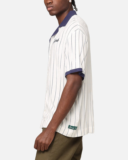 Carre Base Short Sleeve Button Up Shirt Off White