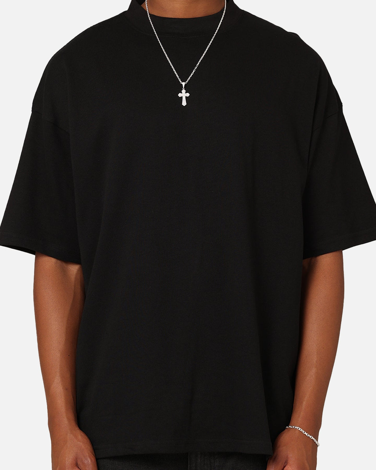 Culture Kings Oversized Blank T-Shirt Black