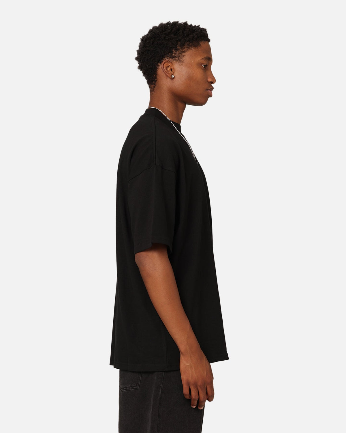 Culture Kings Oversized Blank T-Shirt Black