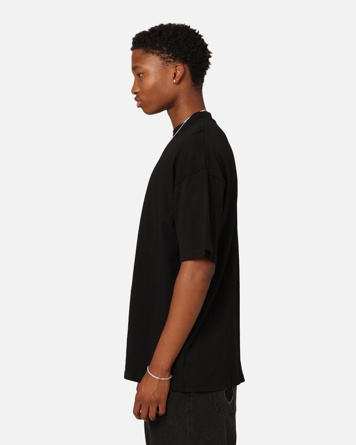 Culture Kings Oversized Blank T-Shirt Black