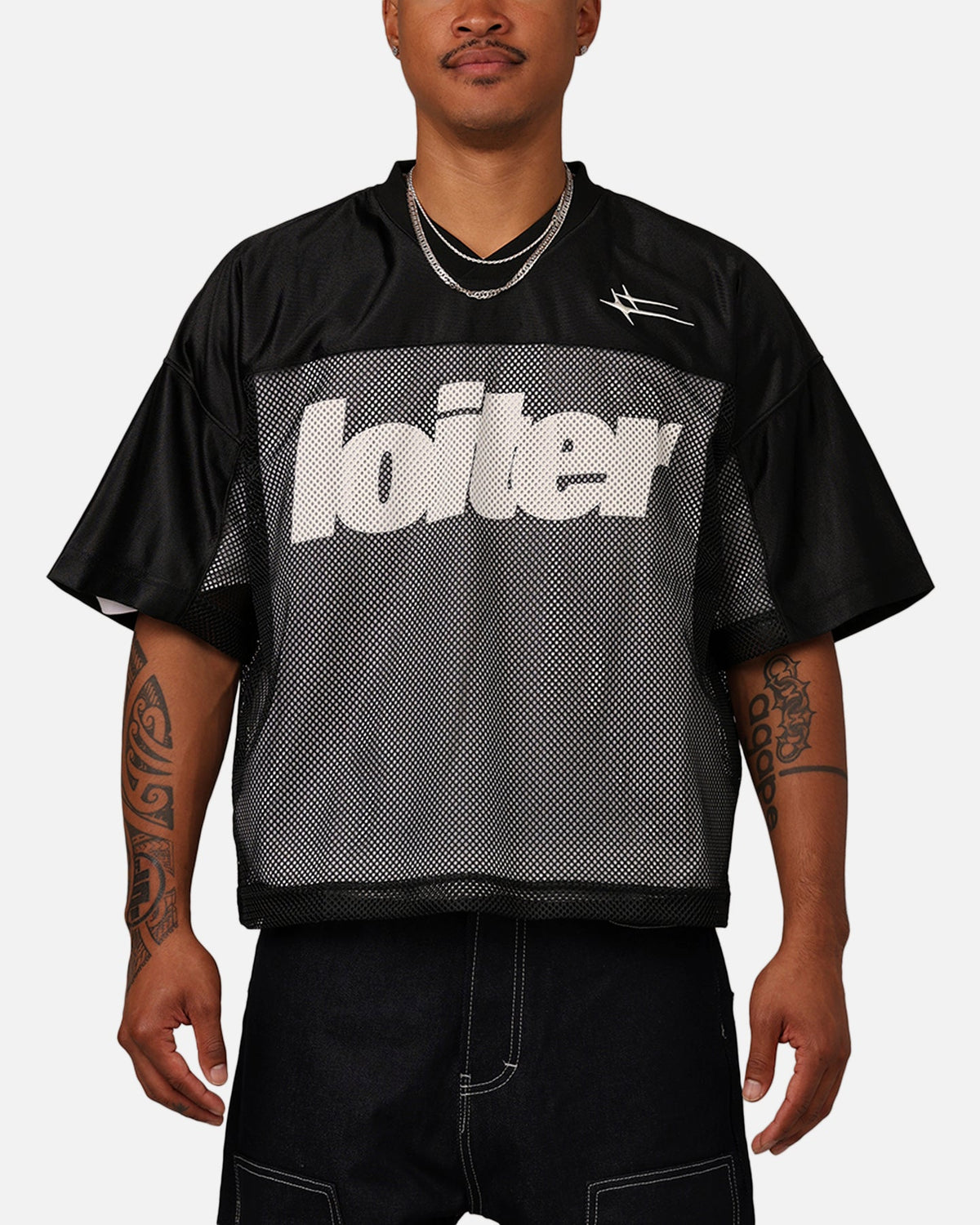 Loiter Outfield Training Jersey Black