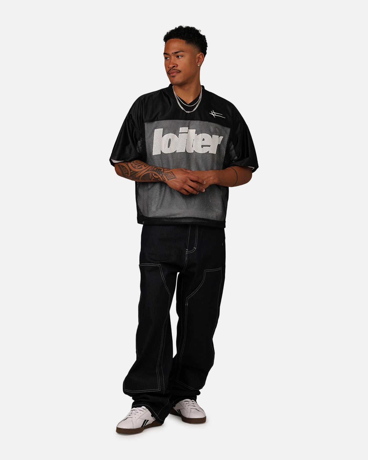 Loiter Outfield Training Jersey Black