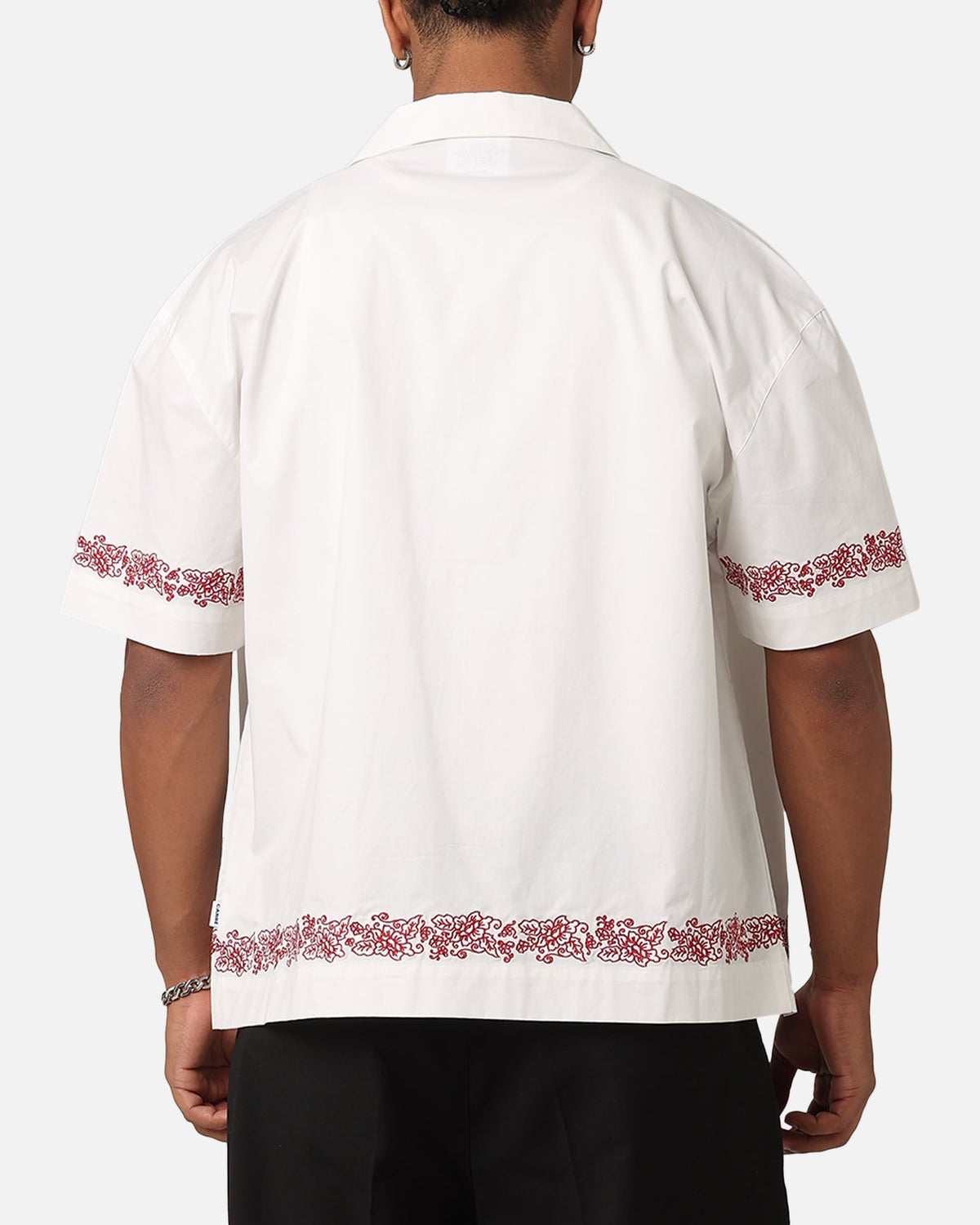 Carre Rose Bowl Button Up Shirt Off White