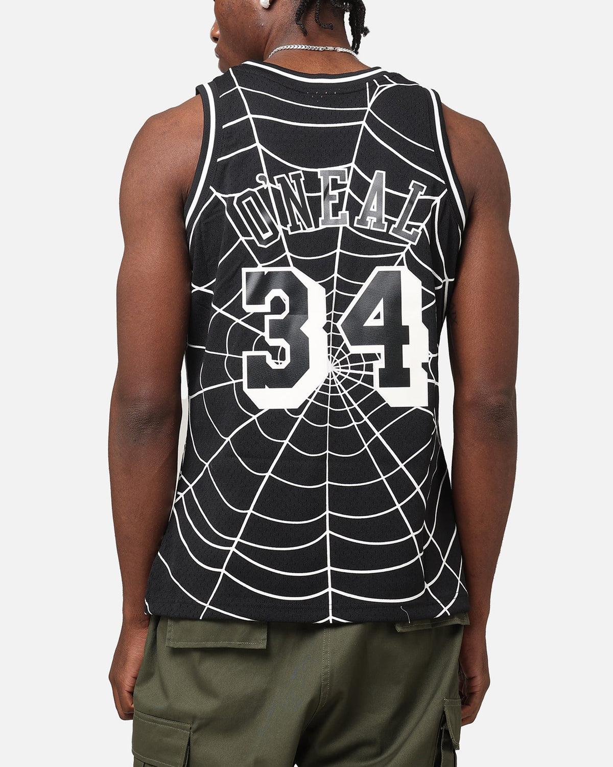 Mitchell & Ness Los Angeles Lakers Shaquille O'Neal 'Glow Web' Jersey Black