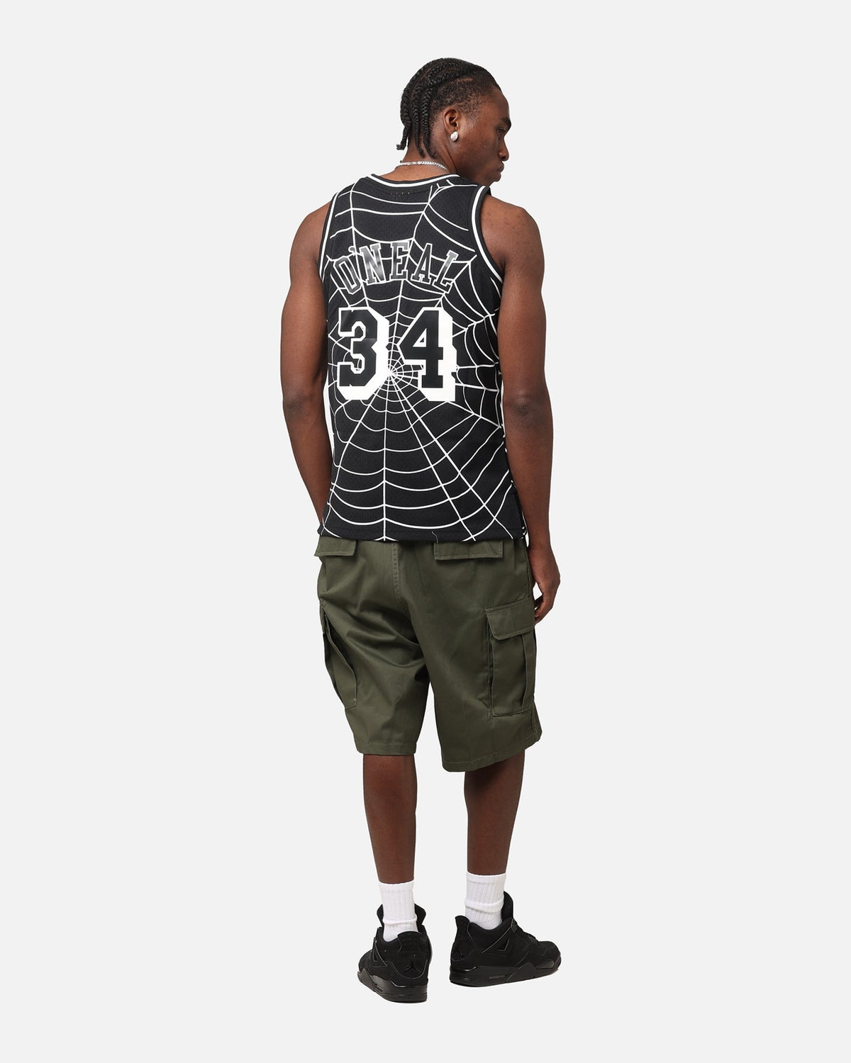 Mitchell & Ness Los Angeles Lakers Shaquille O'Neal 'Glow Web' Jersey Black