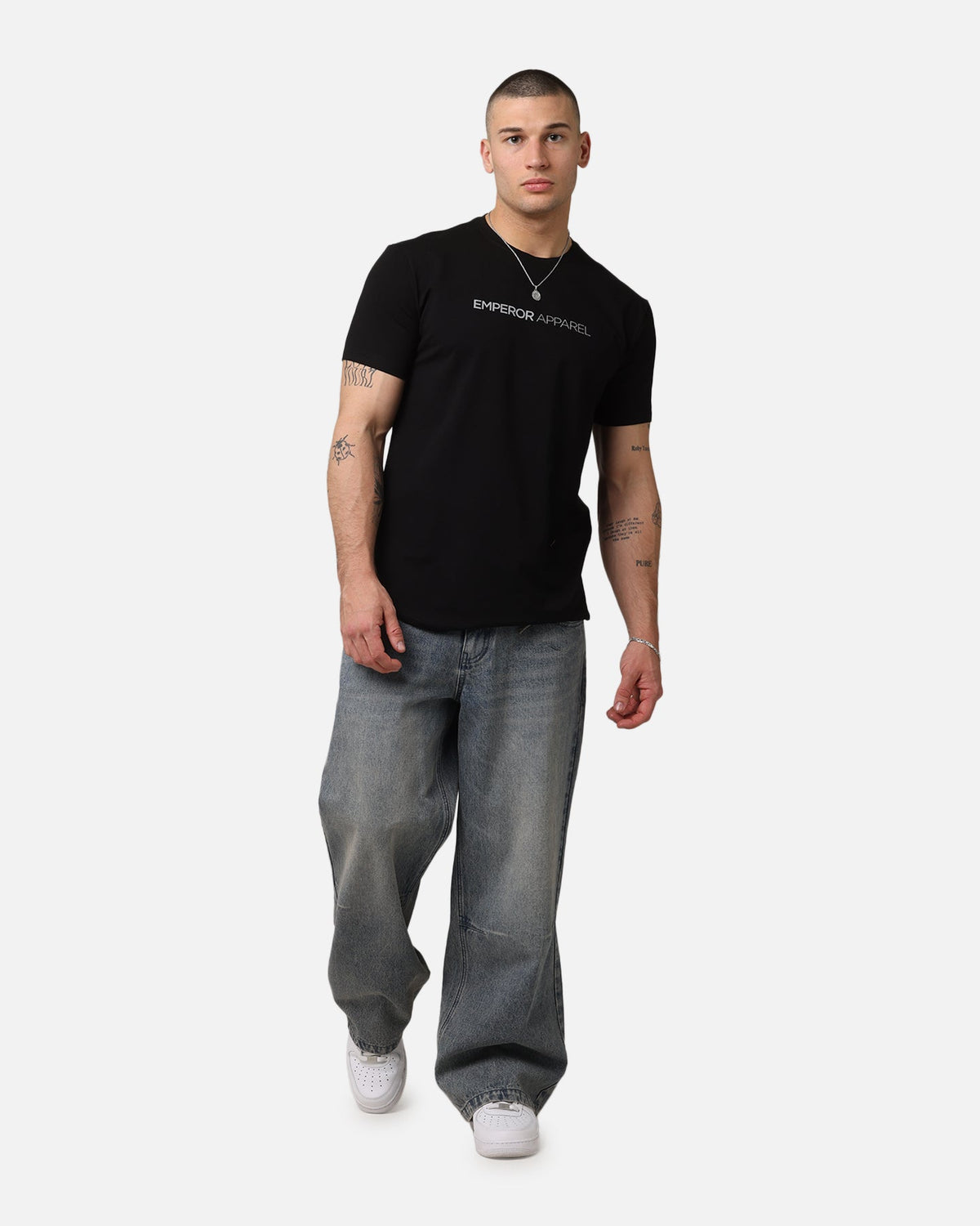 Emperor Apparel Scallop Sport T-Shirt Black