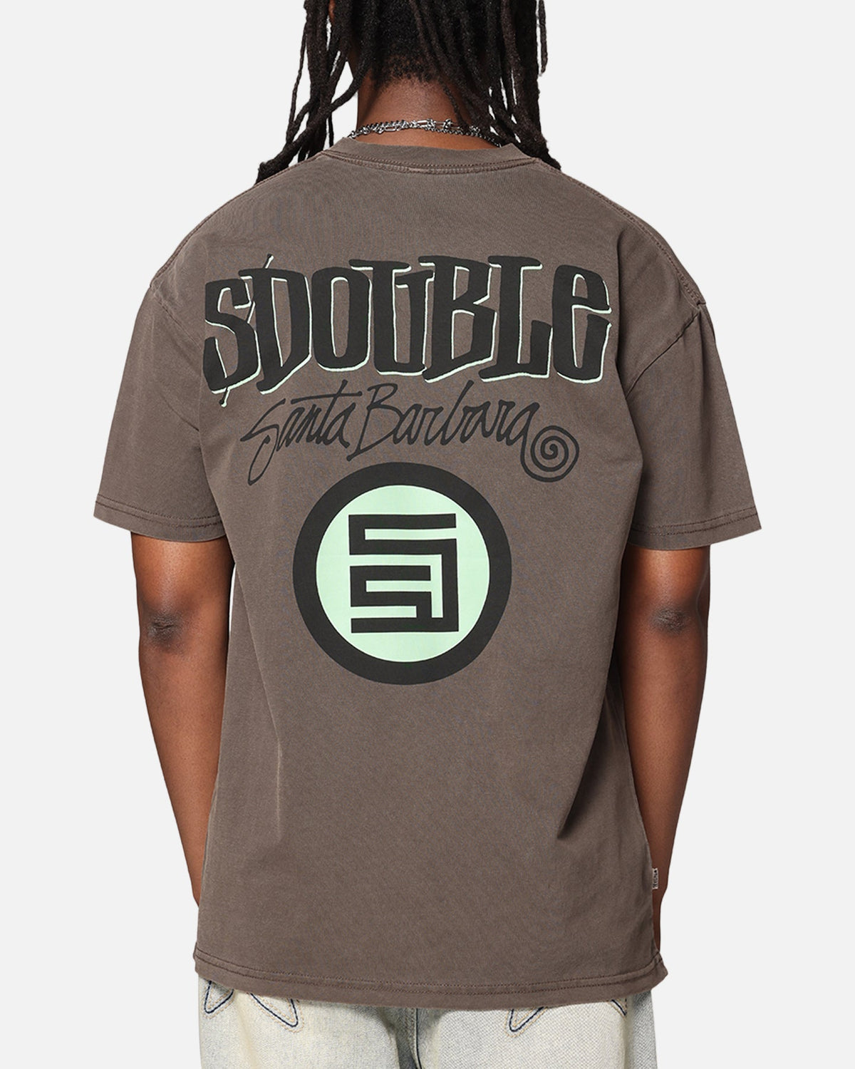 S Double Combo Platter T-Shirt Washed Chocolate