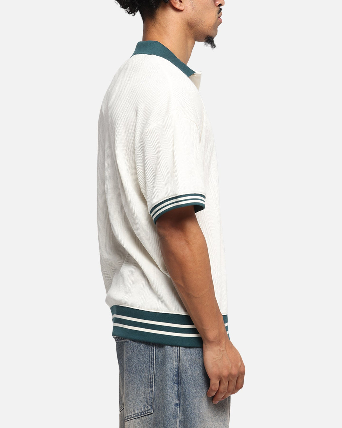 Champion Textured Polo Shirt Natural