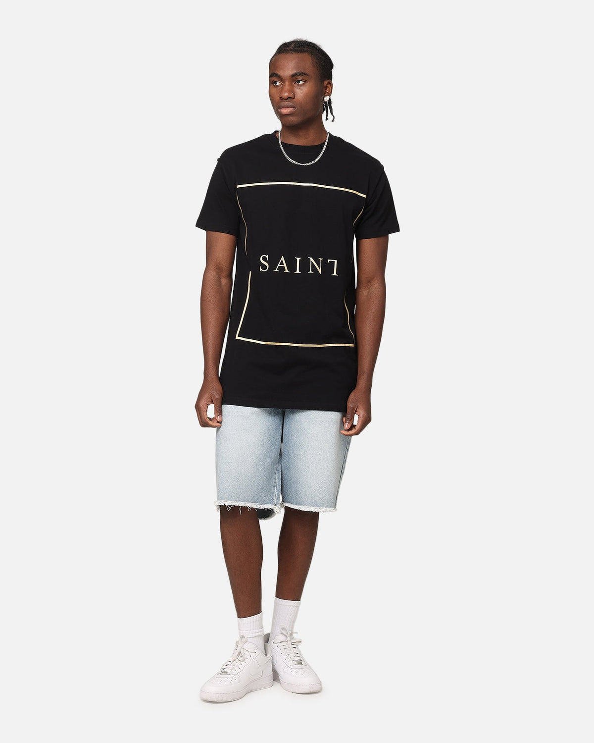 Saint Morta Division Lafayette T-Shirt Black/Gold