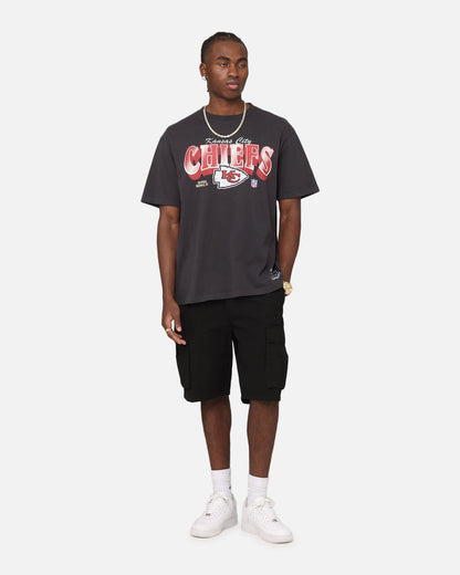 Mitchell & Ness Kansas City Chiefs Arch T-Shirt Faded Black