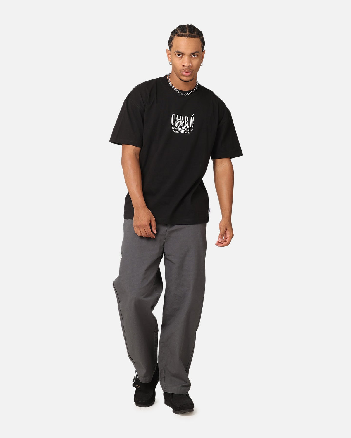 Carre Top Team T-Shirt Black