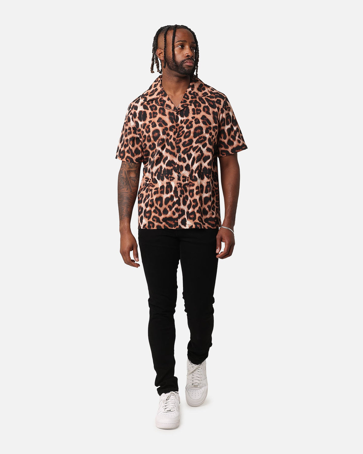 XXIII Leopard Button Up Shirt Leopard