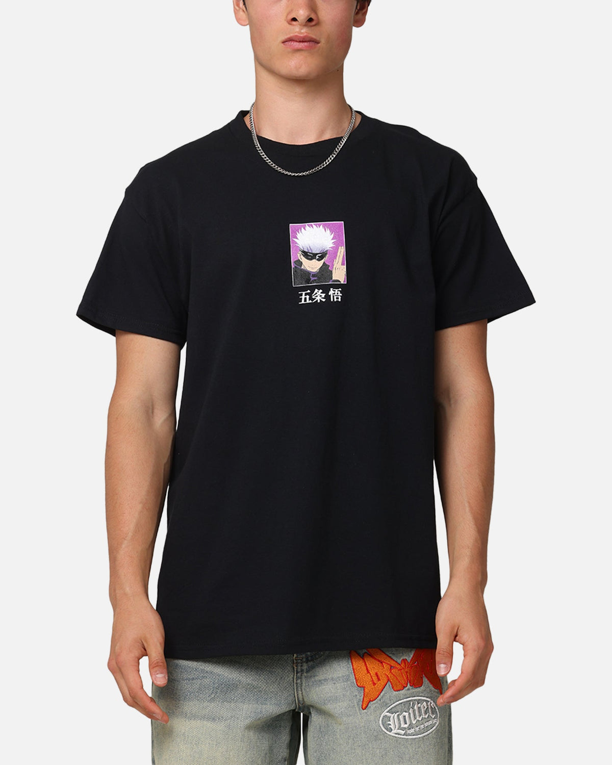 Goat Crew X Jujutsu Kaisen Gojo T-Shirt Black