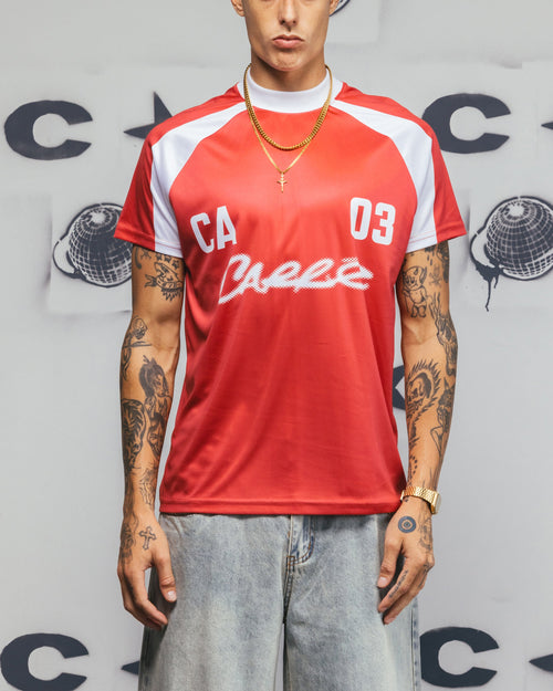 Carre Striker Jersey T-Shirt Red/White