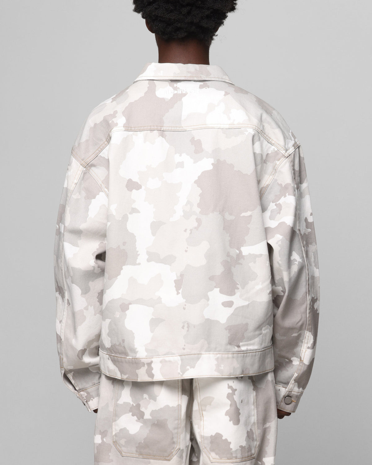 Loiter Prestige Denim Jacket Snow Camo