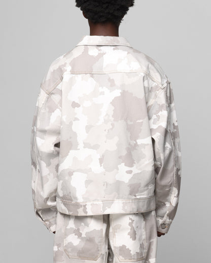 Loiter Prestige Denim Jacket Snow Camo