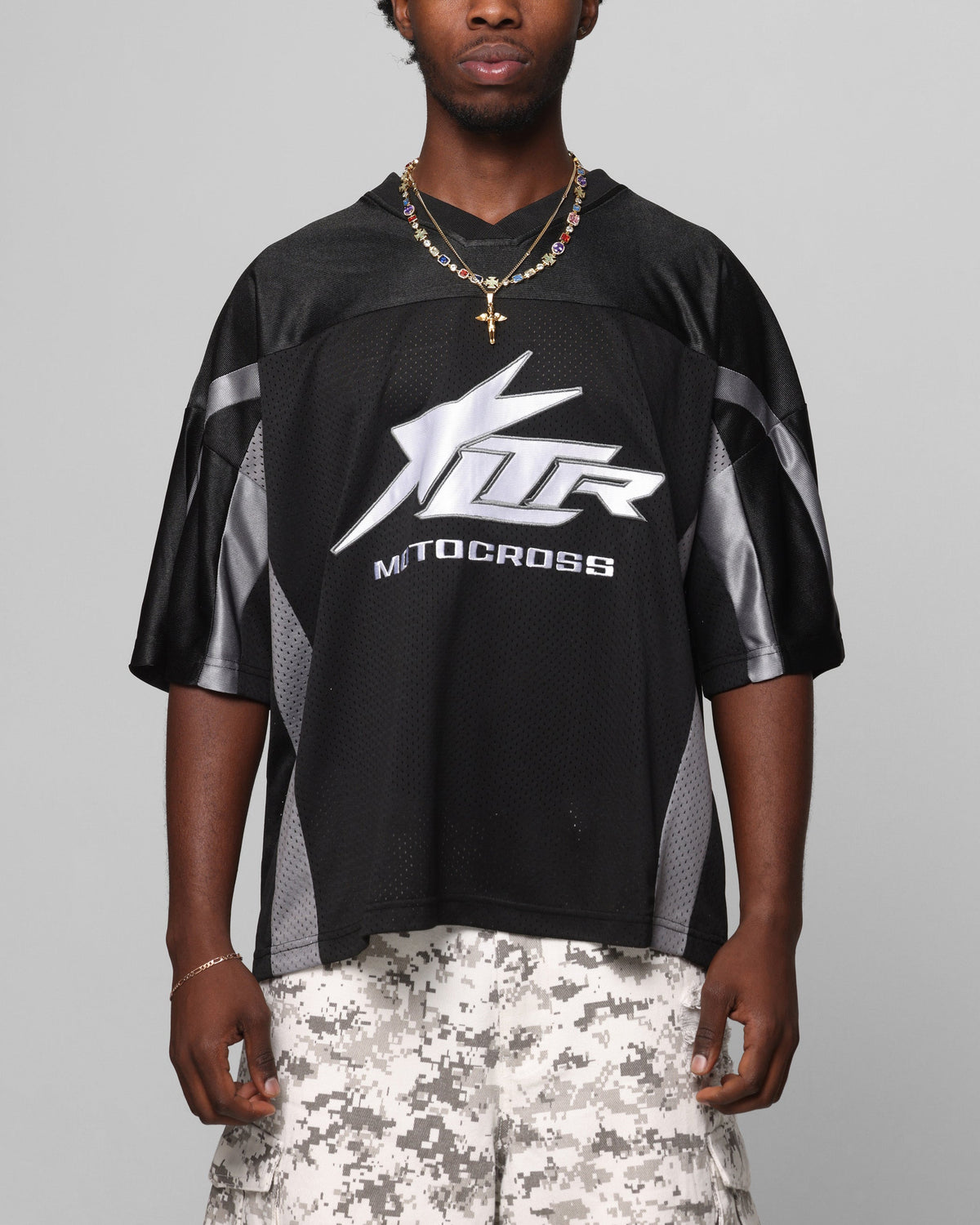 Loiter End Zone Jersey Black