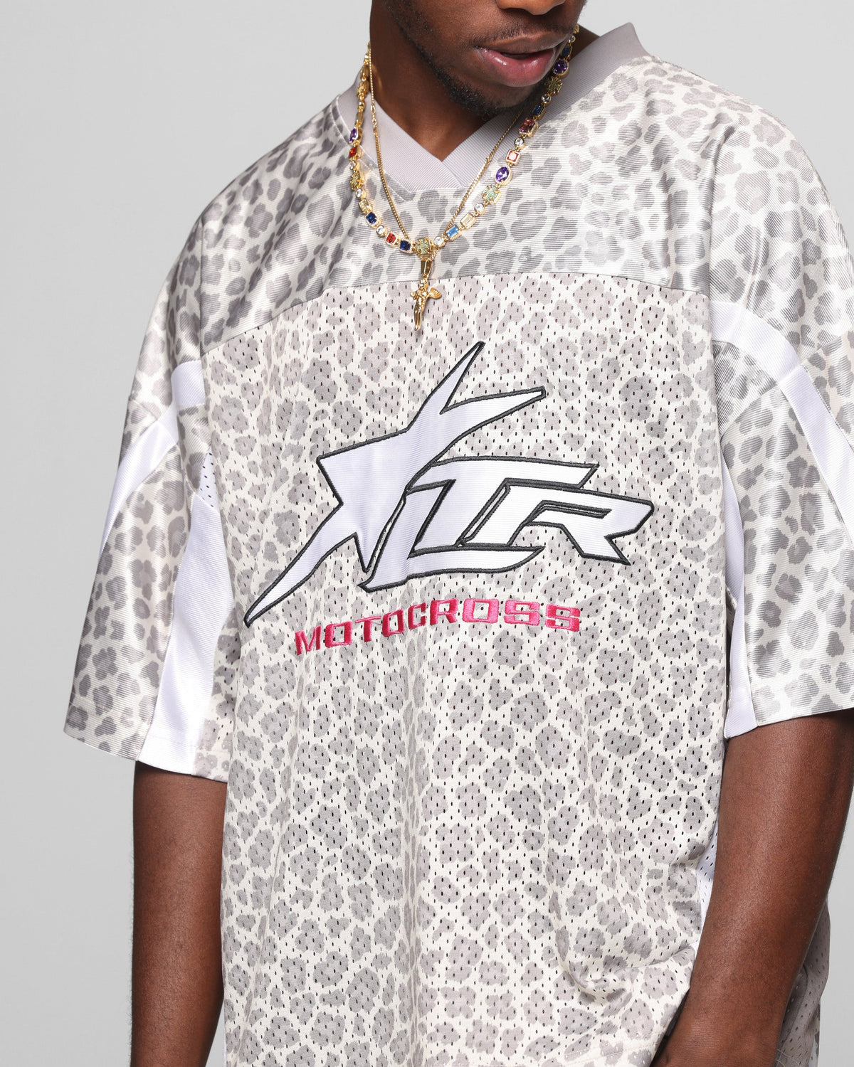 Loiter End Zone Jersey Snow Leopard