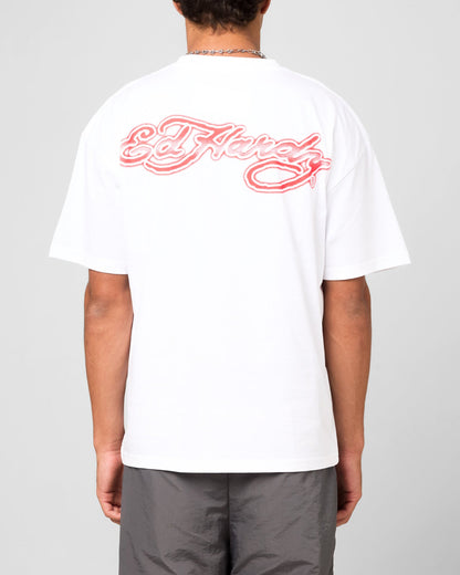 Ed Hardy Blue Dragon T-Shirt White