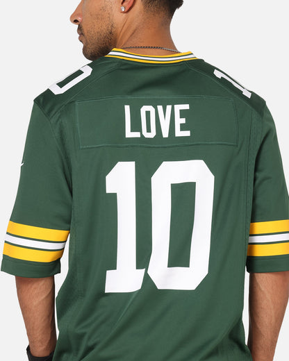 Nike Green Bay Packers Jordan Love #10 Home Game NFL Jersey Green