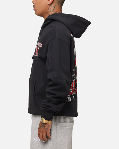 Mitchell & Ness Chicago Bulls Back To Back Hoodie Faded Black