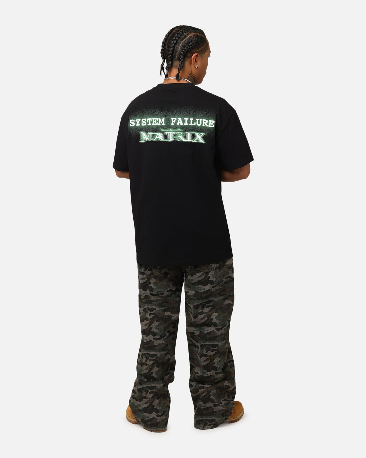 American Thrift X The Matrix Trinity Heavy T-Shirt Black