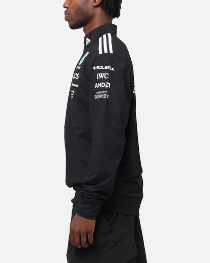 adidas x Mercedes-AMG PETRONAS Formula One F1 2025 Team Quarter Zip Jacket Black/White